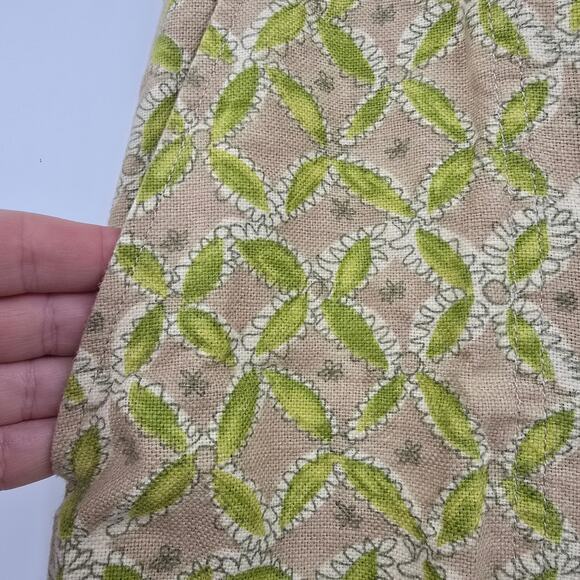 NEW Sigrid Olsen Women's Linen Blend Drawstring Waist Capri Pants Green‎ Size 8 - Picture 9 of 13